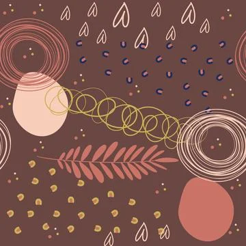 Abstract seamless pattern. colorful abstract design Stock Illustration