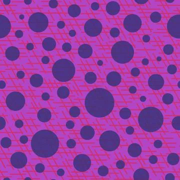 Abstract seamless pattern with colorful balls and lines.Illustration colorful Stock Illustration