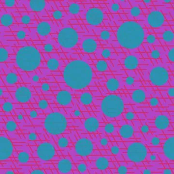 Abstract seamless pattern with colorful balls and lines.Illustration colorful Stock Illustration