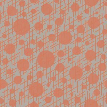 Abstract seamless pattern with colorful balls and lines.Illustration colorful Illustrazione stock