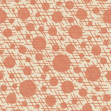 Abstract seamless pattern with colorful balls and lines.Illustration colorful Stock-Illustration