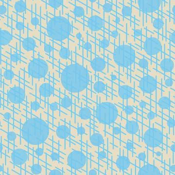 Abstract seamless pattern with colorful balls and lines.Illustration colorful Stock Illustration