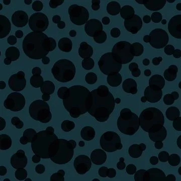 Abstract seamless pattern with colorful balls.Illustration of overlapping col Illustrazione stock