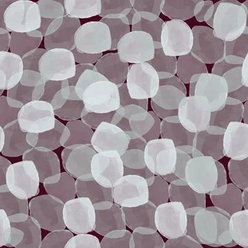 Abstract seamless pattern with colorful circles for textiles, paper and desig Stock Illustration