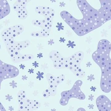 Abstract seamless pattern with colorful elements. Beautiful textile or paper  Stock Illustration