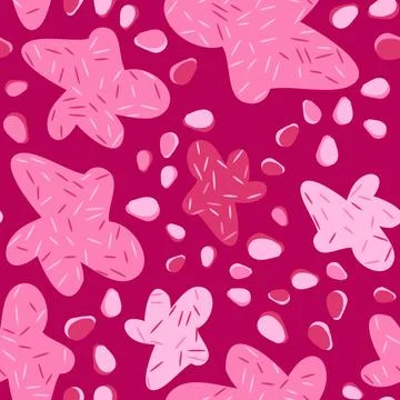 Abstract seamless pattern with colorful elements. Beautiful textile or paper  Stock-Illustration