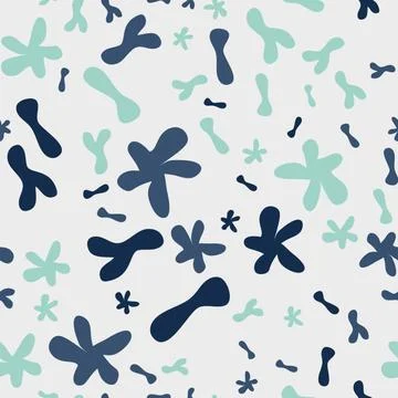 Abstract seamless pattern with colorful elements. Beautiful textile or paper  Stock Illustration