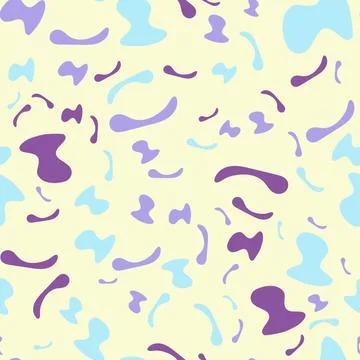 Abstract seamless pattern with colorful elements. Beautiful textile or paper  Stock Illustration