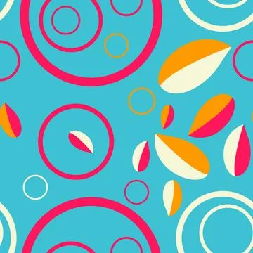 Abstract seamless pattern. Colorful vector background. Stock Illustration
