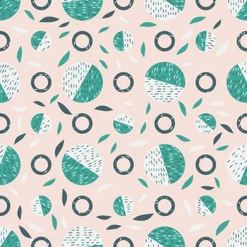 Abstract seamless pattern. Colorful vector background. Stock Illustration