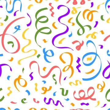 Abstract seamless pattern confetti Stock Illustration