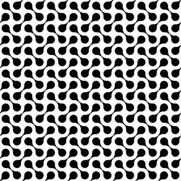Abstract seamless pattern of connected dots Stockillustratie