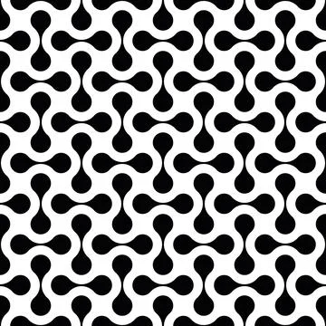Abstract seamless pattern of connected dots Stock Illustration