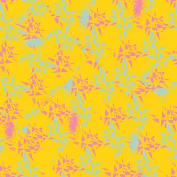 Abstract seamless pattern with curved chaotic geometry triangle elements イラスト素材