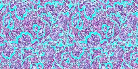 Abstract seamless pattern with curved lines in grunge style. Stock Illustration