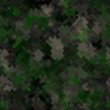 Abstract seamless pattern with dark wood colored chaotic overlap tiles on dark Stockillustratie