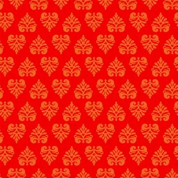 Abstract seamless pattern with decorative flowers vector Stock Illustration