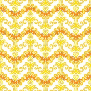 Abstract seamless pattern with decorative ornament vector Stock Illustration