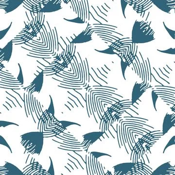 Abstract Seamless Pattern Design Abstract geometric seamless pattern desig... Stock Photos
