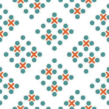 Abstract seamless pattern design. Colorful memphis style Illustrazione stock