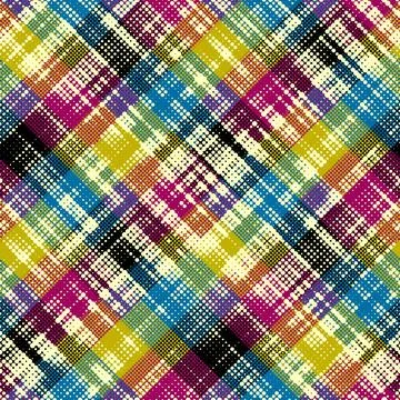 Abstract seamless pattern. Diagonal plaid pattern. Vector image. Art abstract Stock Illustration