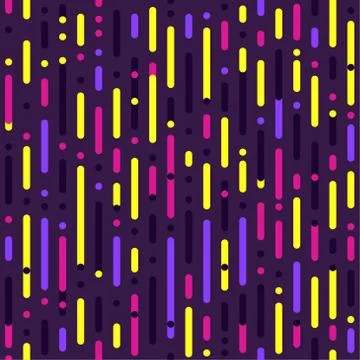 Abstract seamless pattern of different color lines. 스톡 일러스트