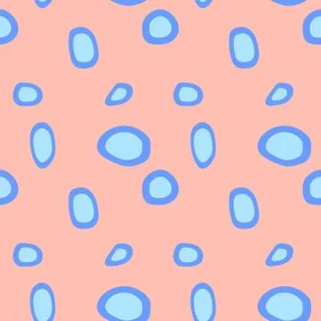 Abstract seamless pattern with different design elements. Modern stylish text Stockillustratie