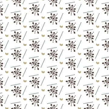 Abstract seamless pattern with direction arrows. Minimalistic adventure texture Stock-Illustration