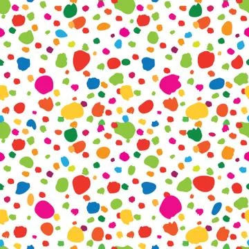 Abstract seamless pattern with dot. Blot holiday party texture Illustrazione stock