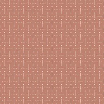 Abstract Seamless Pattern with Dots Stock Illustration