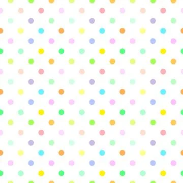 Abstract seamless pattern with dots. Stock Illustration