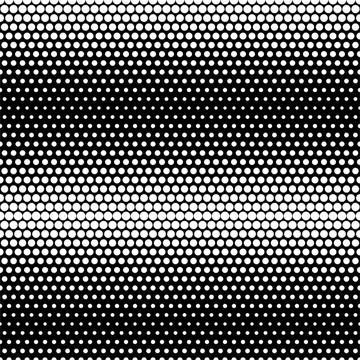 Abstract seamless pattern with dots. Modern black and white texture. Geometric イラスト素材