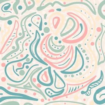 Abstract seamless pattern easy for textiles Stock Illustration