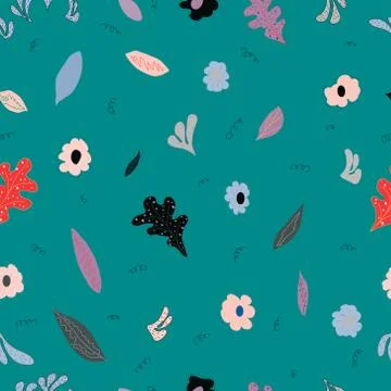 Abstract seamless pattern for fabric, interior design, gift wrapping, busines Illustrazione stock