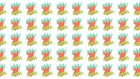 Abstract seamless pattern featuring colorful zigzag shapes and wavy geometr.. Stock Illustration