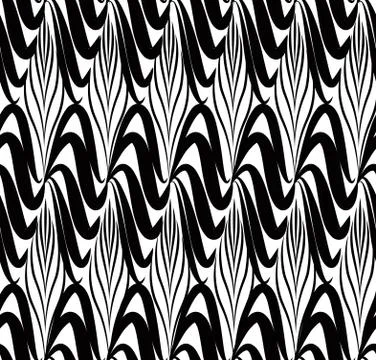 Abstract seamless pattern Floral oriental geometric line ornament Illustrazione stock