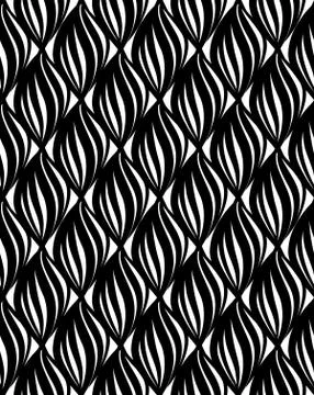 Abstract seamless pattern Floral oriental geometric line ornament Stock Illustration