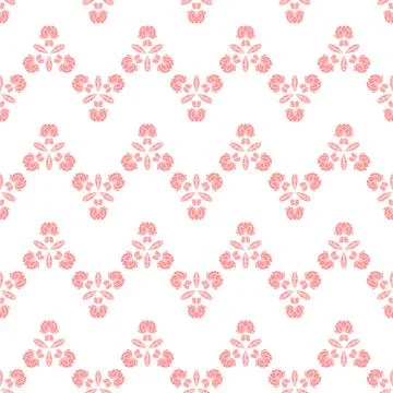 Abstract seamless pattern with floral ornaments. Vector illustration. Decorat 스톡 일러스트
