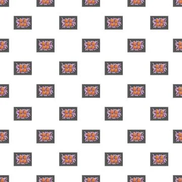 Abstract seamless pattern with food design elements Stock Illustration