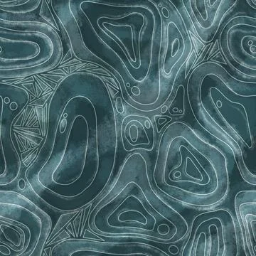 Abstract seamless pattern like as frozen puddles Stock Illustration