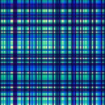 Abstract seamless pattern. Futuristic blur plaid. Stock Illustration