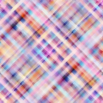 Abstract seamless pattern. Futuristic blur plaid. Stock Illustration