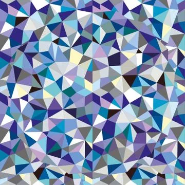 Abstract seamless pattern. Geometric backdrop. Polygonal crystal texture Stock Illustration
