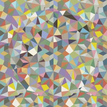 Abstract seamless pattern. Geometric backdrop. Polygonal crystal texture Stock Illustration