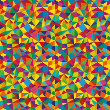 Abstract seamless pattern. Geometric backdrop. Polygonal crystal texture Stock Illustration