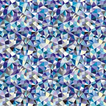 Abstract seamless pattern. Geometric backdrop. Polygonal crystal texture Stock Illustration