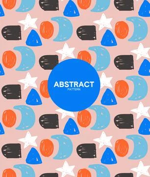 Abstract seamless pattern geometric background Stock Illustration