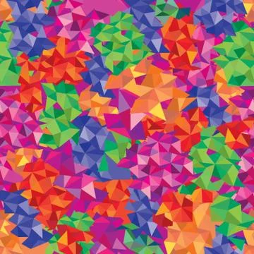 Abstract seamless pattern. Geometric mosaic background Illustrazione stock