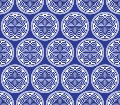 Abstract seamless pattern with geometric ornaments. Stock vector illustration Stockillustratie