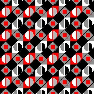 Abstract seamless pattern. Geometric regular pattern. Vector image. Stock Illustration